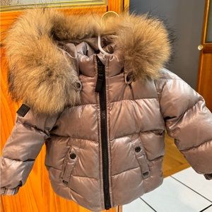 SAM coat with fur 6-12months . Jacket